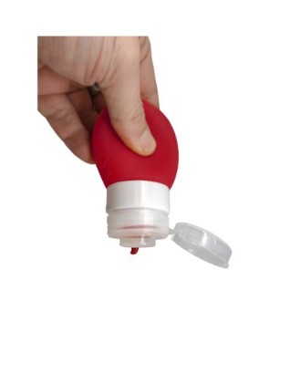 Dozator pentru sosuri, 60 ml, silicon, diverse culori - NERTHUS